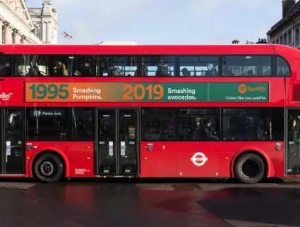 Marketing Spotify w reklamie OOH