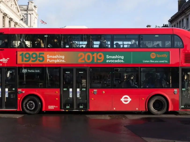 Marketing Spotify w reklamie OOH
