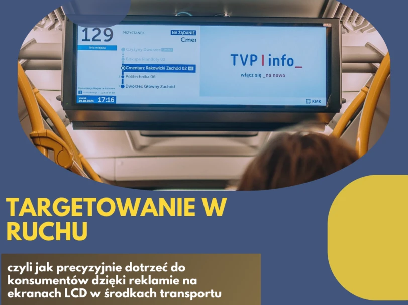 Targeting on the move, or how to precisely reach consumers thanks to advertising on LCD screens in means of transport